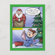 Tarjeta de Navidades de despido errónea