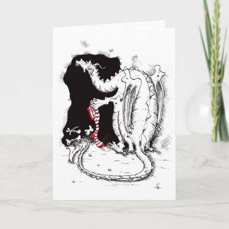 Tarjeta de Navidades de Dragón