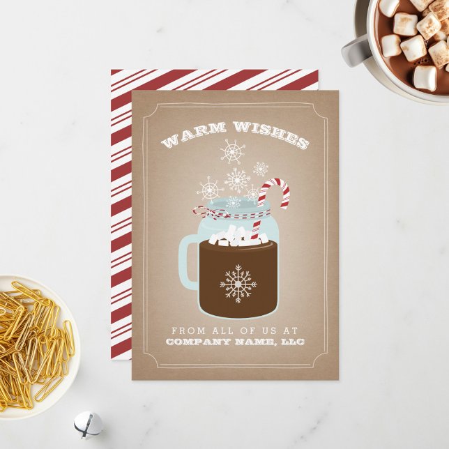 Tarjeta de Navidades de empresa de alimentos (Subido por el creador)