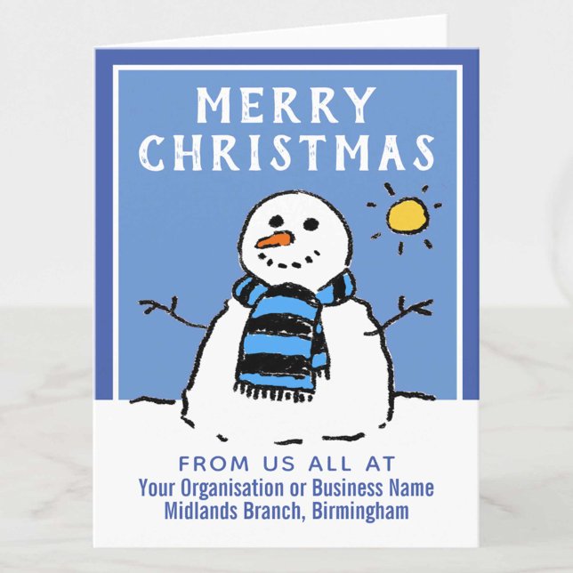 Tarjeta de Navidades de empresa, empresa u organiz (Subido por el creador)