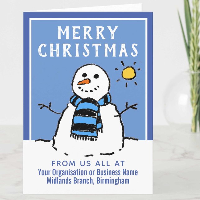 Tarjeta de Navidades de empresa, empresa u organiz (Subido por el creador)
