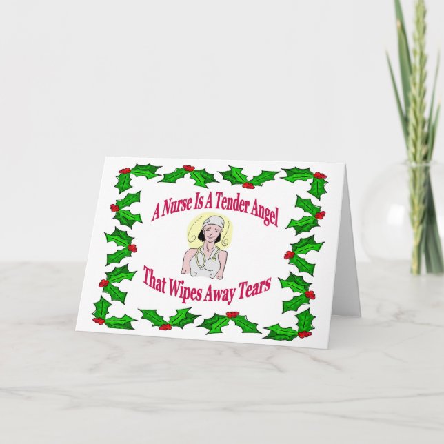 Tarjeta de Navidades de enfermería (Anverso)