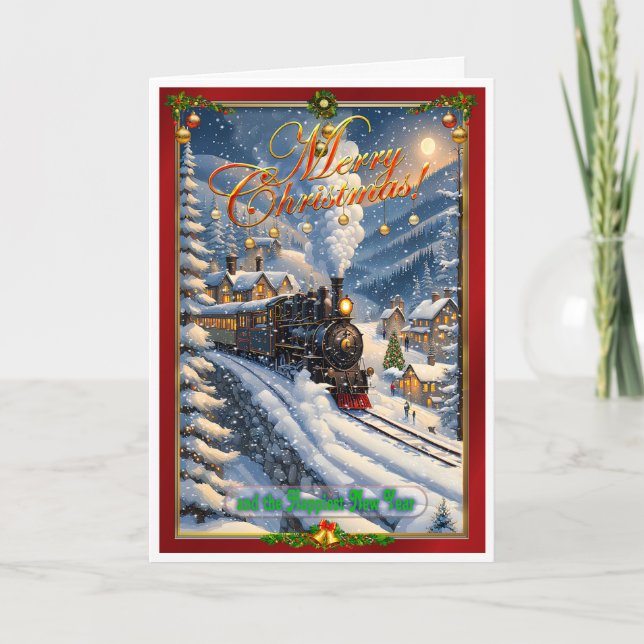 Tarjeta de Navidades de entrenamiento (Anverso)