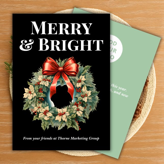 Tarjeta de Navidades de equipo en negro (Subido por el creador)