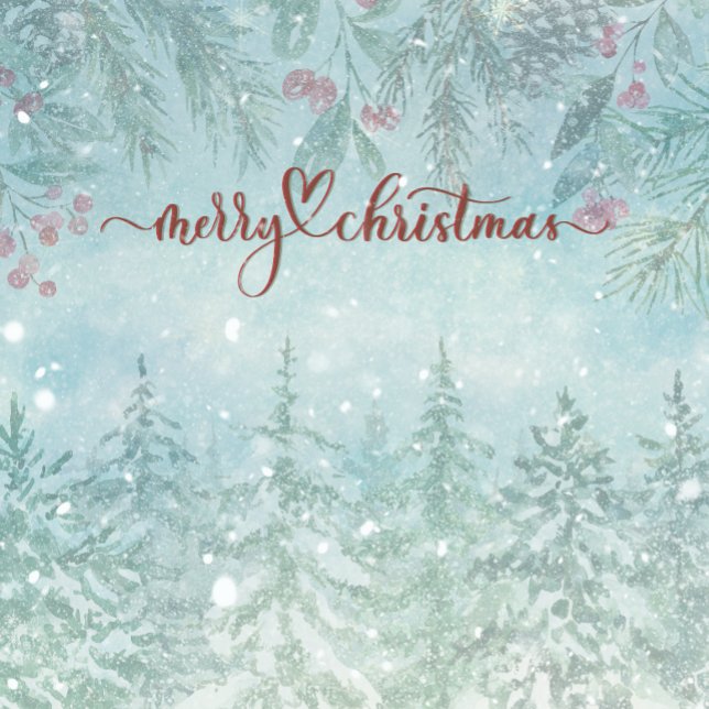 Tarjeta de Navidades de escenas de invierno con oj (Subido por el creador)