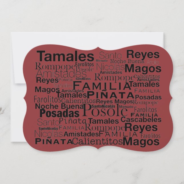 Tarjeta de Navidades de España (Anverso)