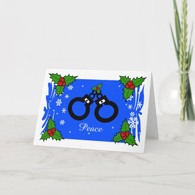 Tarjeta de Navidades de esposas de vacaciones de l (Anverso)
