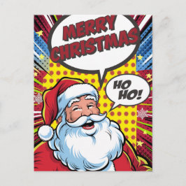 TARJETA DE NAVIDADES DE ESTILO COMICS