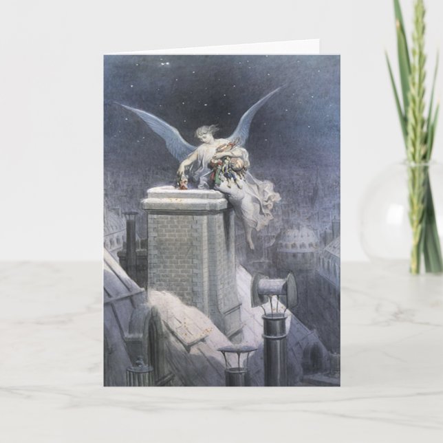 Tarjeta de Navidades de Eve Angel navidades (Anverso)