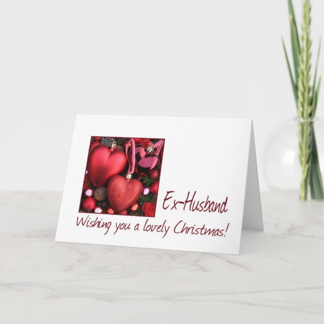 Tarjeta de Navidades de ex marido (Anverso)