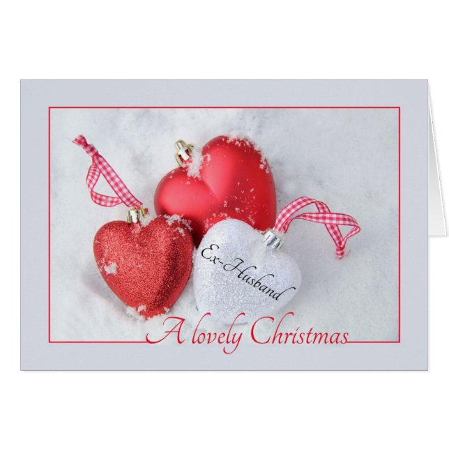 Tarjeta de Navidades de ex marido
