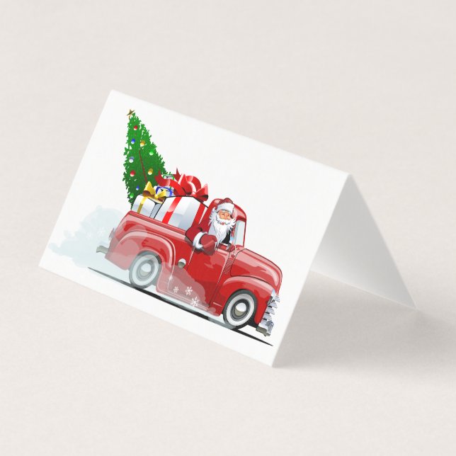 Tarjeta de Navidades de felicitación (Anverso)