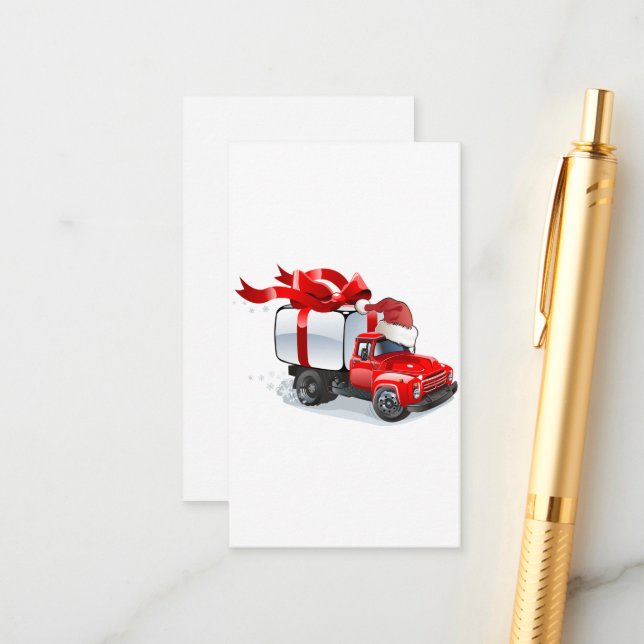 Tarjeta de Navidades de felicitación (Anverso/Reverso In Situ)