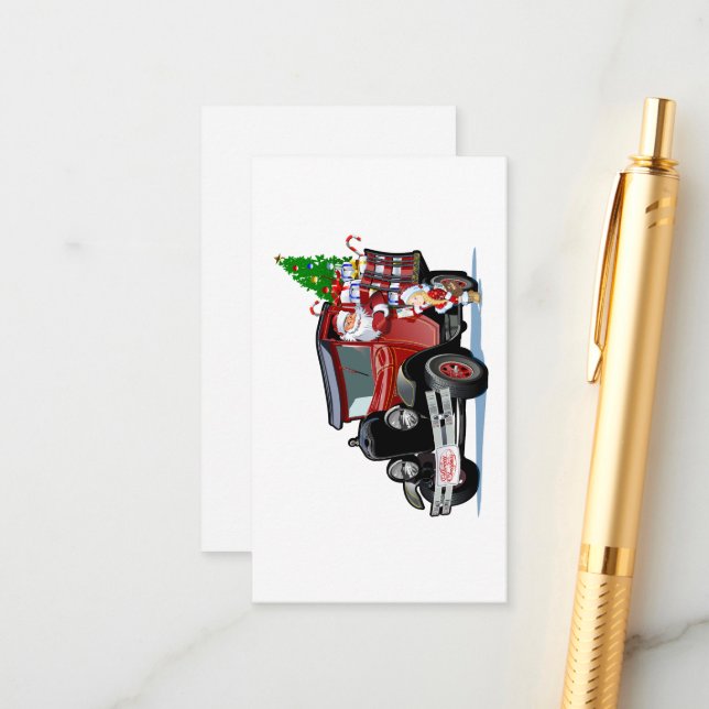 Tarjeta de Navidades de felicitación (Anverso/Reverso In Situ)