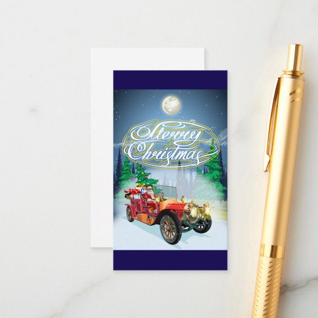 Tarjeta de Navidades de felicitación (Anverso/Reverso In Situ)