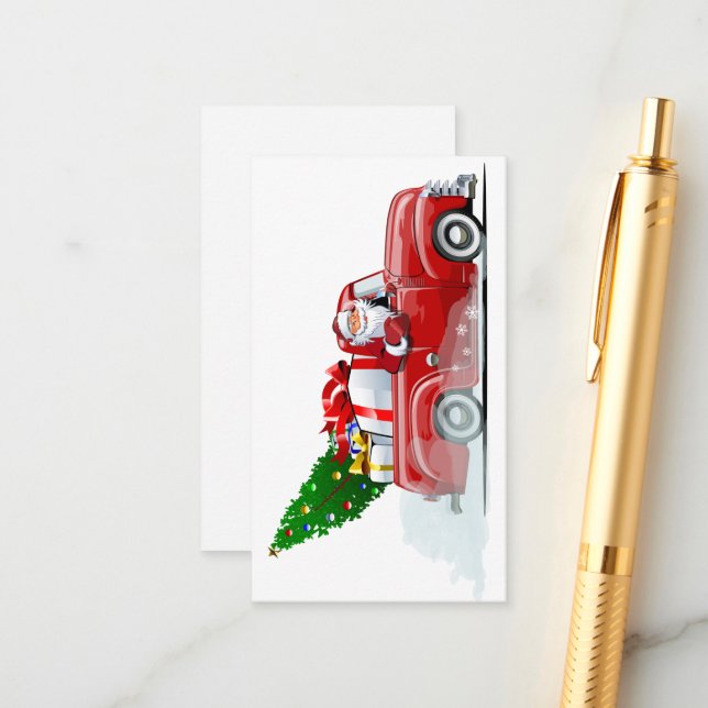 Tarjeta de Navidades de felicitación (Anverso/Reverso In Situ)