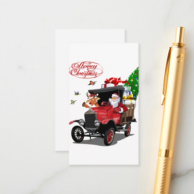 Tarjeta de Navidades de felicitación (Anverso/Reverso In Situ)