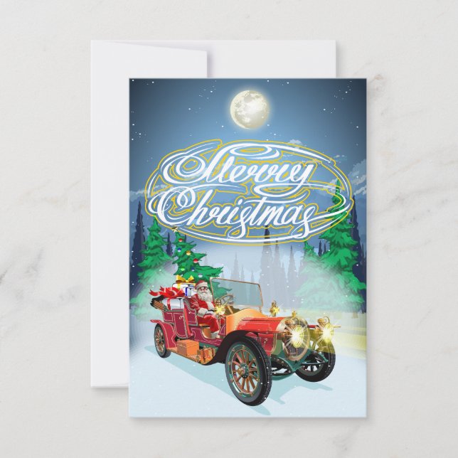 Tarjeta de Navidades de felicitación (Anverso)