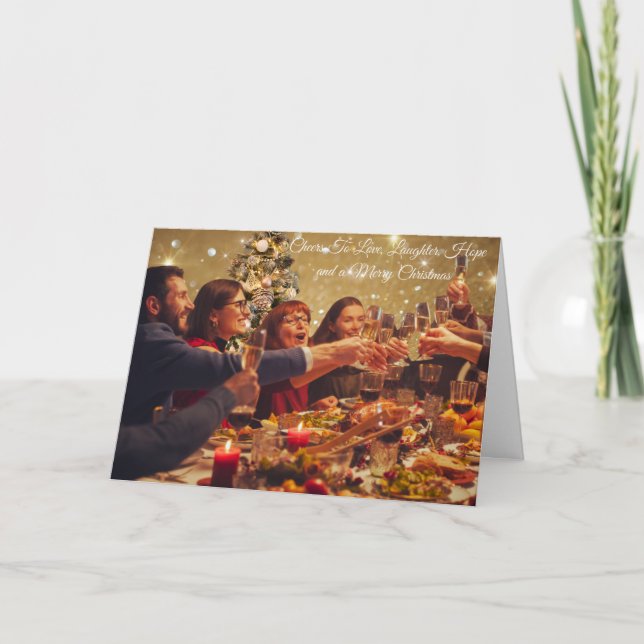 Tarjeta de Navidades de feriado para saludos (Anverso)