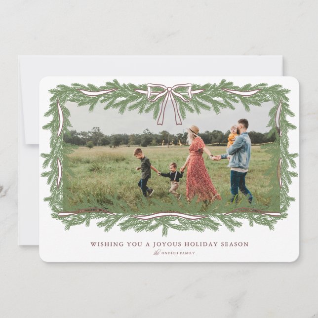 Tarjeta de Navidades de flechas para Navidades de  (Anverso)