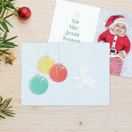 Tarjeta de Navidades de foto de Navidades humildes