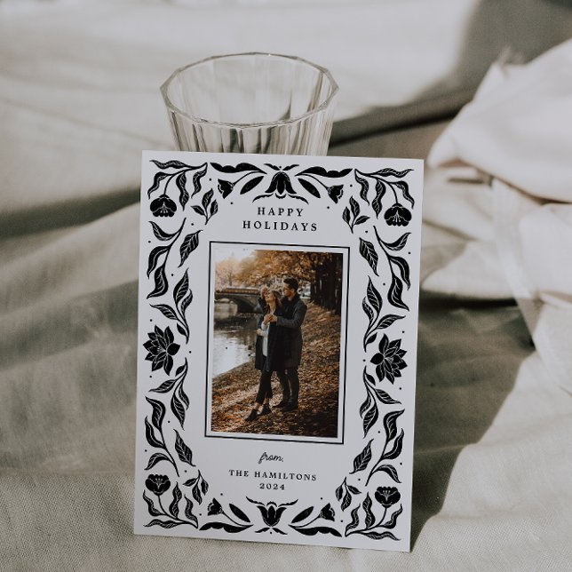 Tarjeta de Navidades de fotografía botánica de Orn (Subido por el creador)