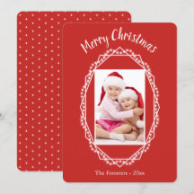 Tarjeta de Navidades de fotografía con parkle de v