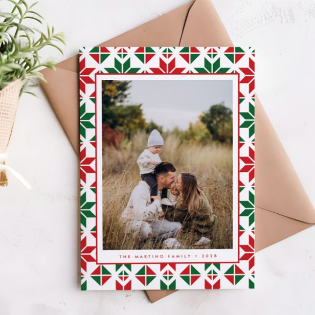 Tarjeta de Navidades de fotografía de la chuleta v (Subido por el creador)