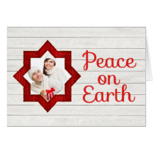 Tarjeta de Navidades de fotografía de país ruso