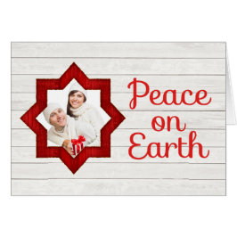 Tarjeta de Navidades de fotografía de país ruso