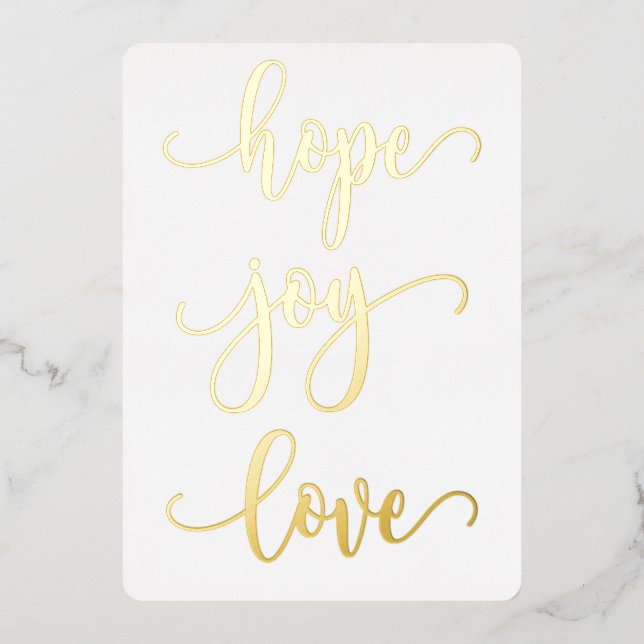 Tarjeta de Navidades de fotografía de Relieve meta (Anverso)