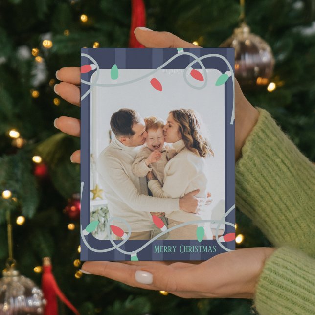 Tarjeta de Navidades de fotografía familiar (Subido por el creador)