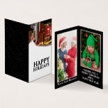 Tarjeta De Navidades De Fotografía Familiar De San<br><div class="desc">Santa In Paris,  Tarjetas de Navidades de fotos familiares de The Business Card Store. Estas tarjetas son una alternativa inteligente y más barata a tus tarjetas Navidades promedio porque son mucho más pequeñas y no tienen sobres. Simplemente dáselos a tu familia y amigos esta temporada de vacaciones.</div>