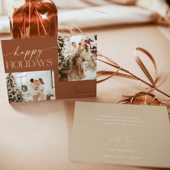 Tarjeta de Navidades de fotografía moderna del Boh (Subido por el creador)