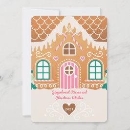 Tarjeta de Navidades de fotos de la casa de Ginger