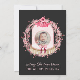 Tarjeta de Navidades de fotos de la primera Navida