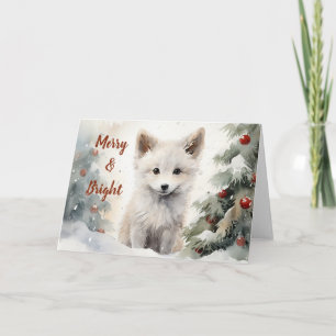 Tarjeta de Navidades de Fox caprichosa
