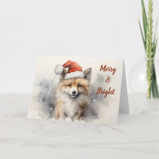 Tarjeta de Navidades de Fox caprichosa