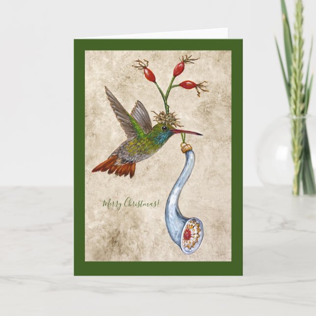 Tarjeta de Navidades de Fritz festivos (Anverso)