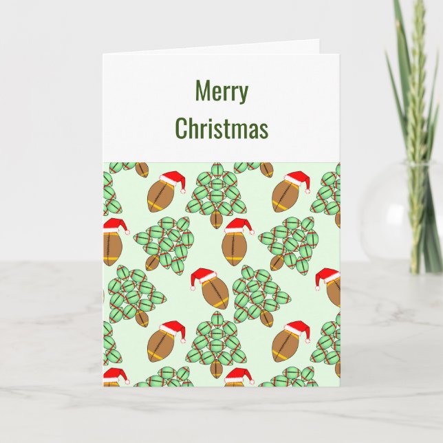 Tarjeta de Navidades de fútbol navidades (Anverso)