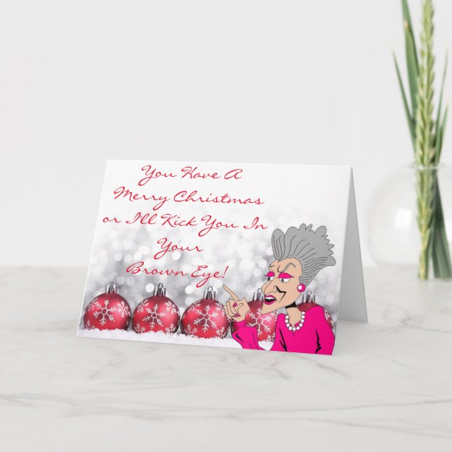 Tarjeta de Navidades de Grand Dame III (Anverso)