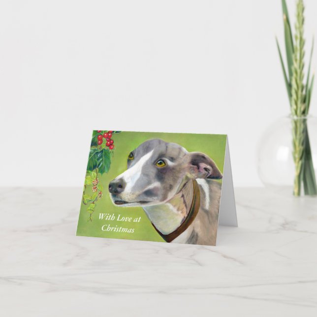 Tarjeta de Navidades de Greyhound (a403) (Anverso)