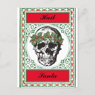 Tarjeta de Navidades de Hail Santa Skull