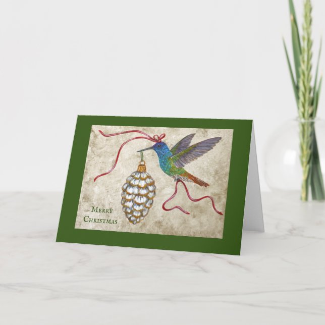 Tarjeta de Navidades de Hal festivo (Anverso)