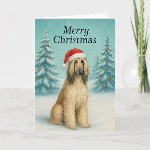 Tarjeta de Navidades de hebilla afgana - Tarjeta d