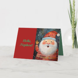 TARJETA DE NAVIDADES DE HELLO NEPHEW