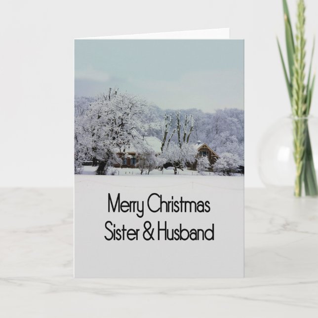 Tarjeta de Navidades de Hermanas y Hermanos en Der (Anverso)