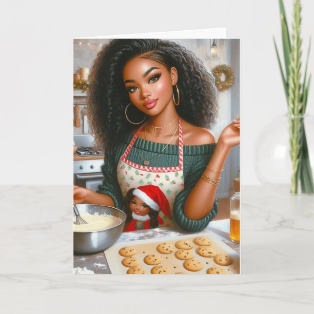 Tarjeta de Navidades de Holiday Baking (Anverso)