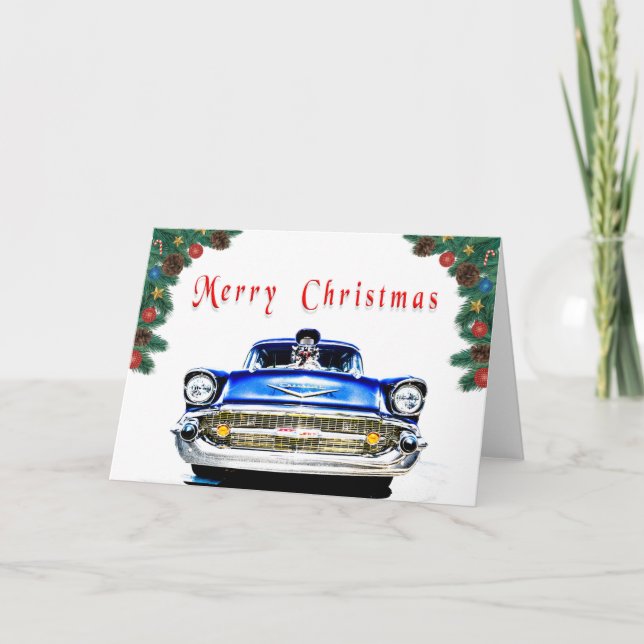 Tarjeta de Navidades de Hot Rod (Anverso)