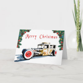 Tarjeta de Navidades de Hot Rod